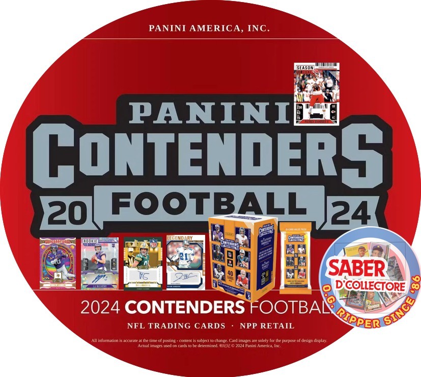 2024 Panini Contenders - Round Numbers Jayden Daniels, Drake Maye #1 (RC)