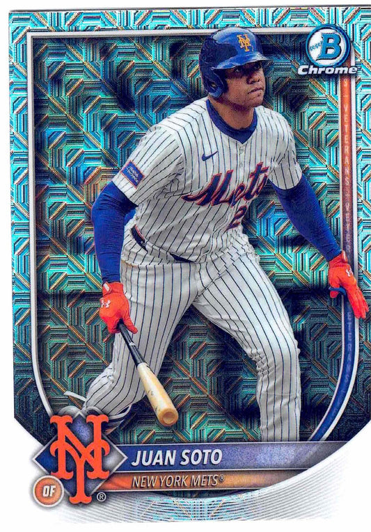 2025 Bowman Baseball Chrome JUAN SOTO #22 Mega Box [Mojo Refractor]New York Mets