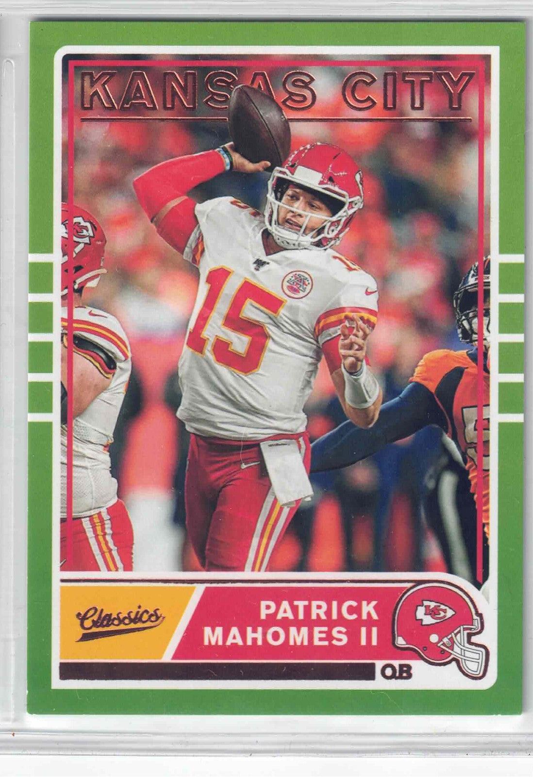 2019 Panini Chronicles PATRICK MAHOMES II Classics Football KANSAS CITY CHIEFS