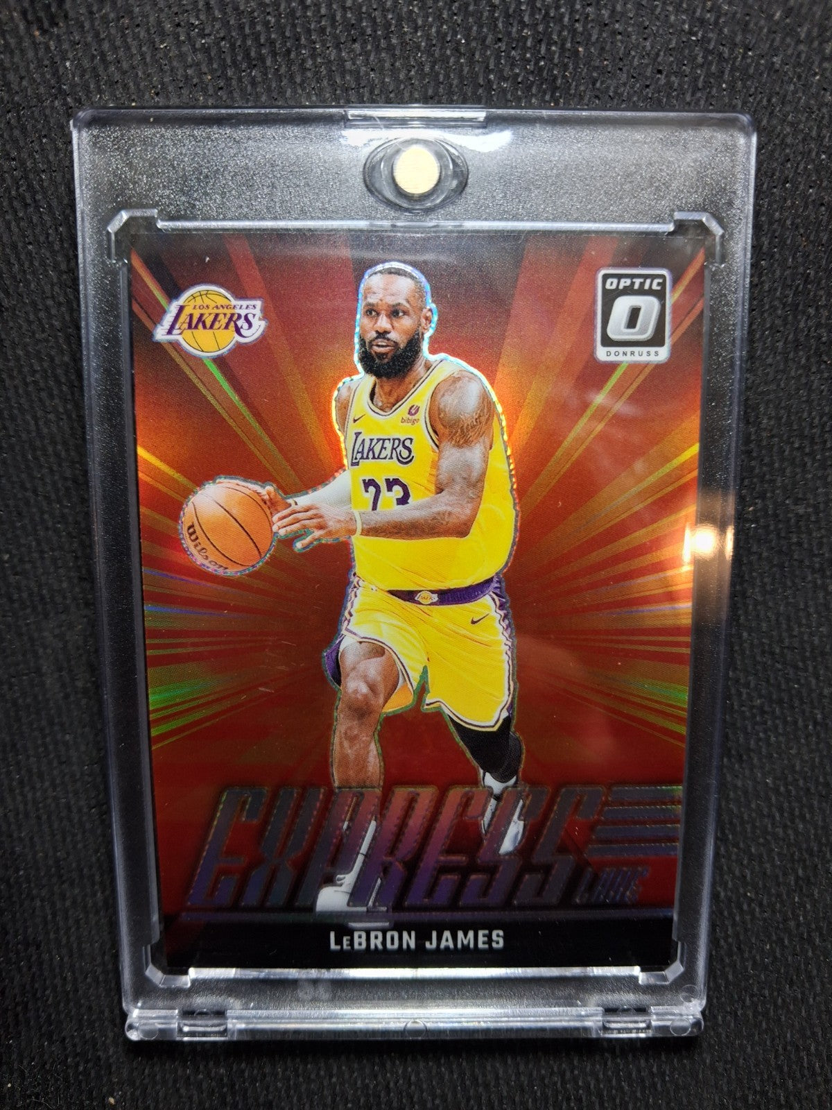 2024-25 Donruss Optic NBA LEBRON JAMES [Express Lane Holo] #2 Los Angeles Lakers