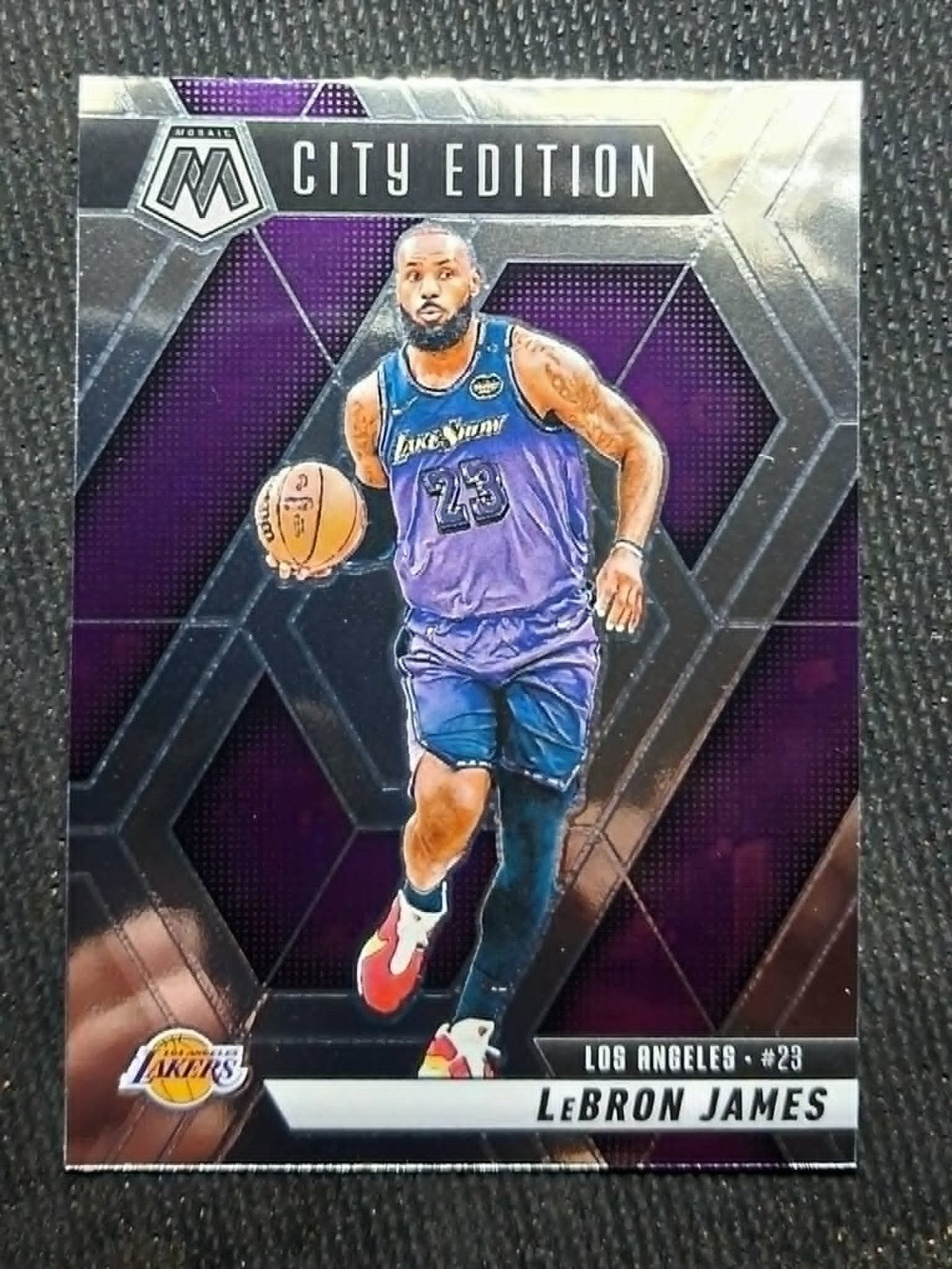 2024-25 NBA Panini Mosaic LeBRON JAMES #286 [City Edition] Los Angeles Lakers