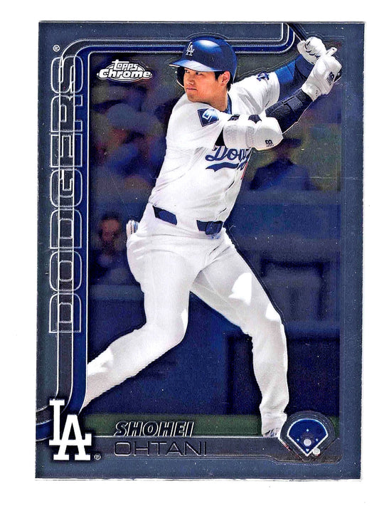 Topps 2025 Chrome Baseball SHOHEI OHTANI #1  [Refractor] Los Angeles Dodgers