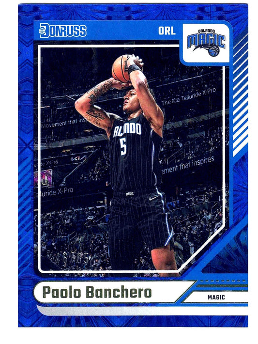 2024-25 Donruss NBA PAOLO BANCHERO #2 [International Blue Fireworks] Magic /85
