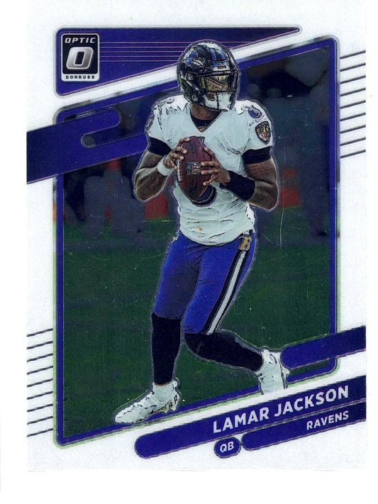2020 Panini Donruss Optic Football LAMAR JACKSON #11 [Base Set] Baltimore Ravens