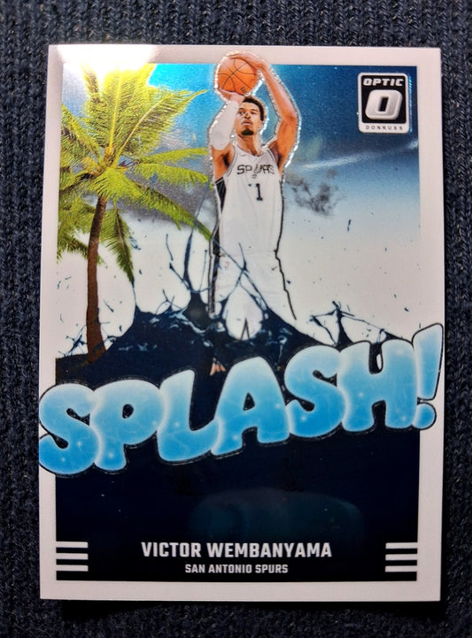 2024-25 Panini Donruss Optic 'Splash' Victor Wembanyama #4 NBA San Antonio Spurs