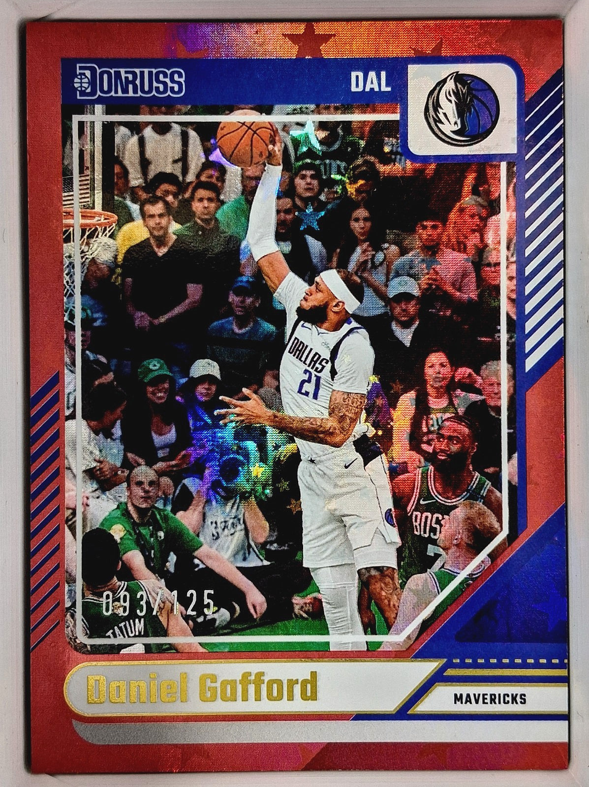 2024-25 Panini Donruss NBA Basketball No. 1 Daniel Gafford International Red