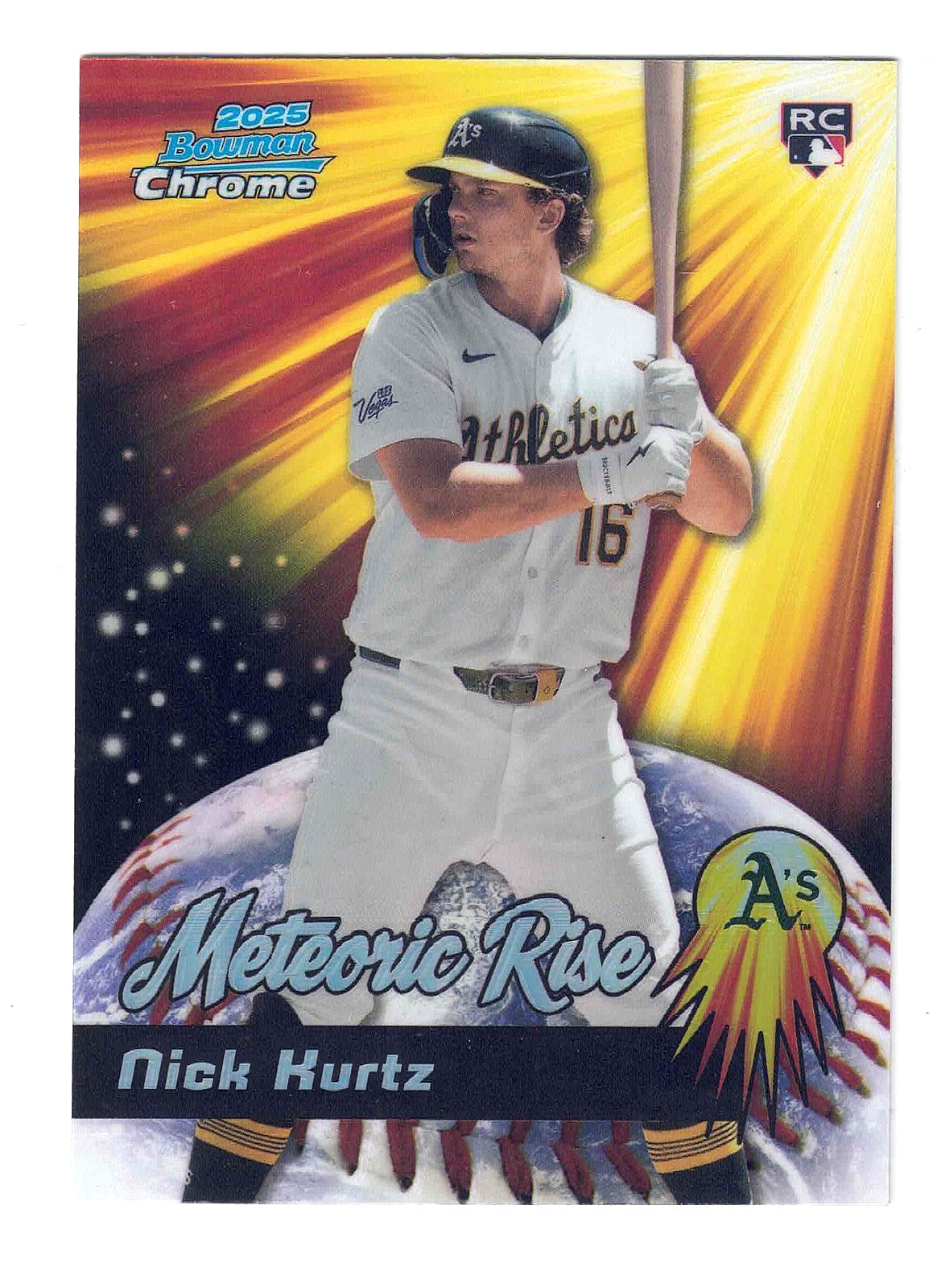2025 Bowman Chrome NICK KURTZ #MR-7 [Rookie Insert] Meteoric Rise