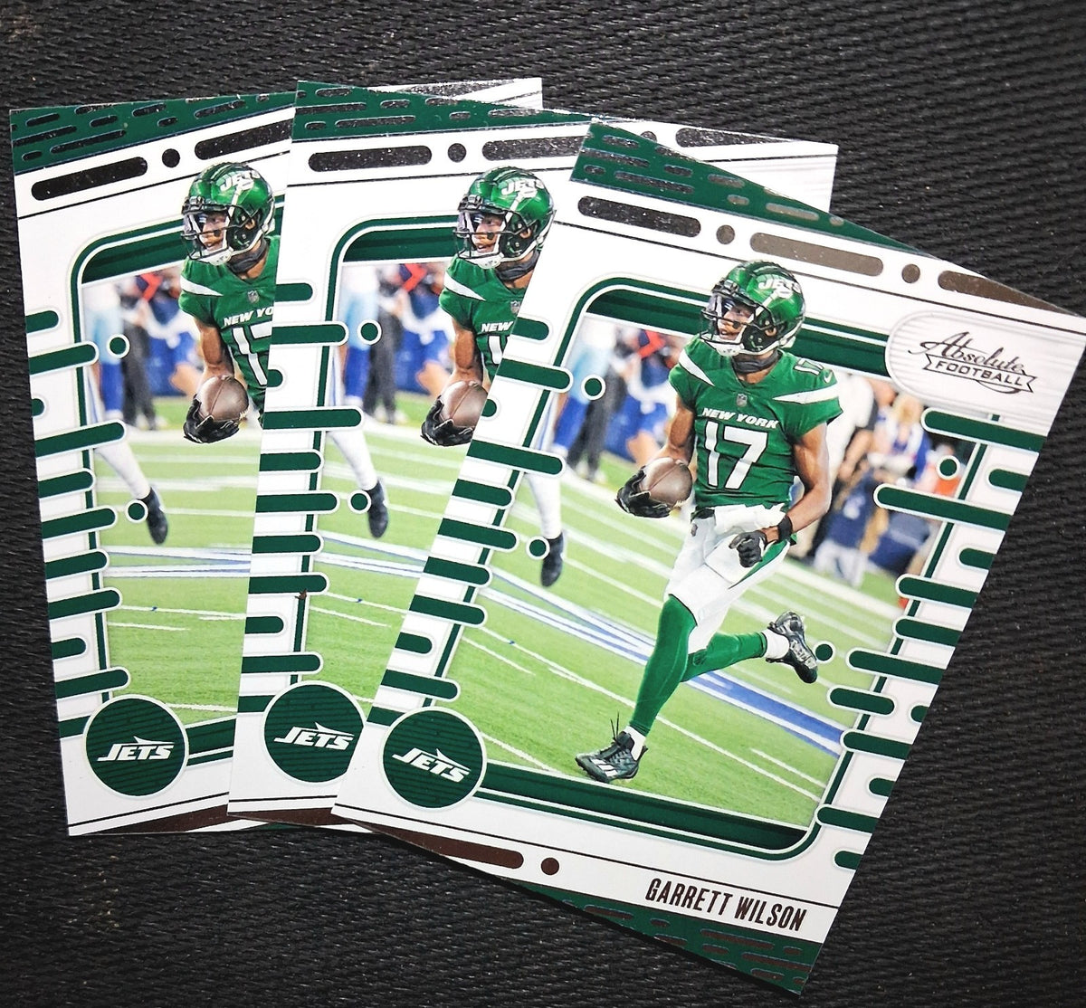 2024 Panini Absolute Garrett Wilson(WR) NY Jets Base Set #83 Bulk Buy of 3