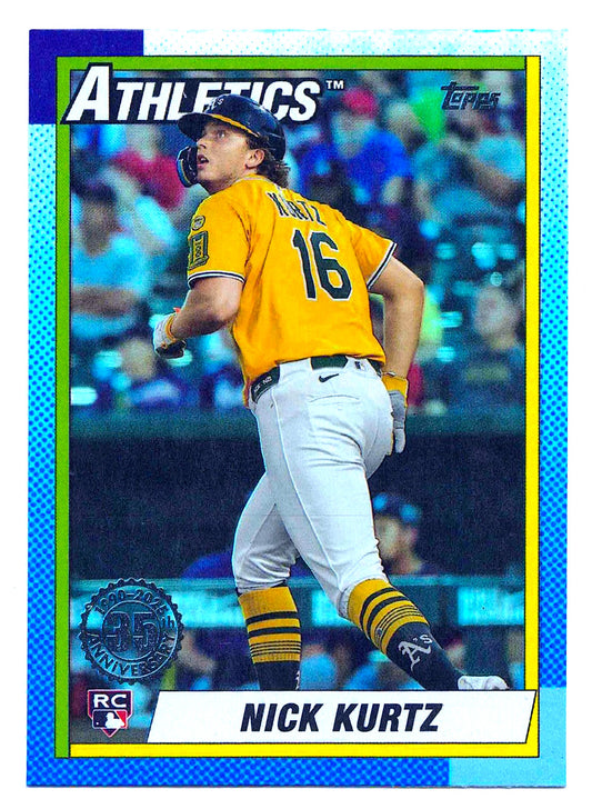 2025 Topps Update 1990 Redux NICK KURTZ #U90-17 [Rookie Badge] Base Set