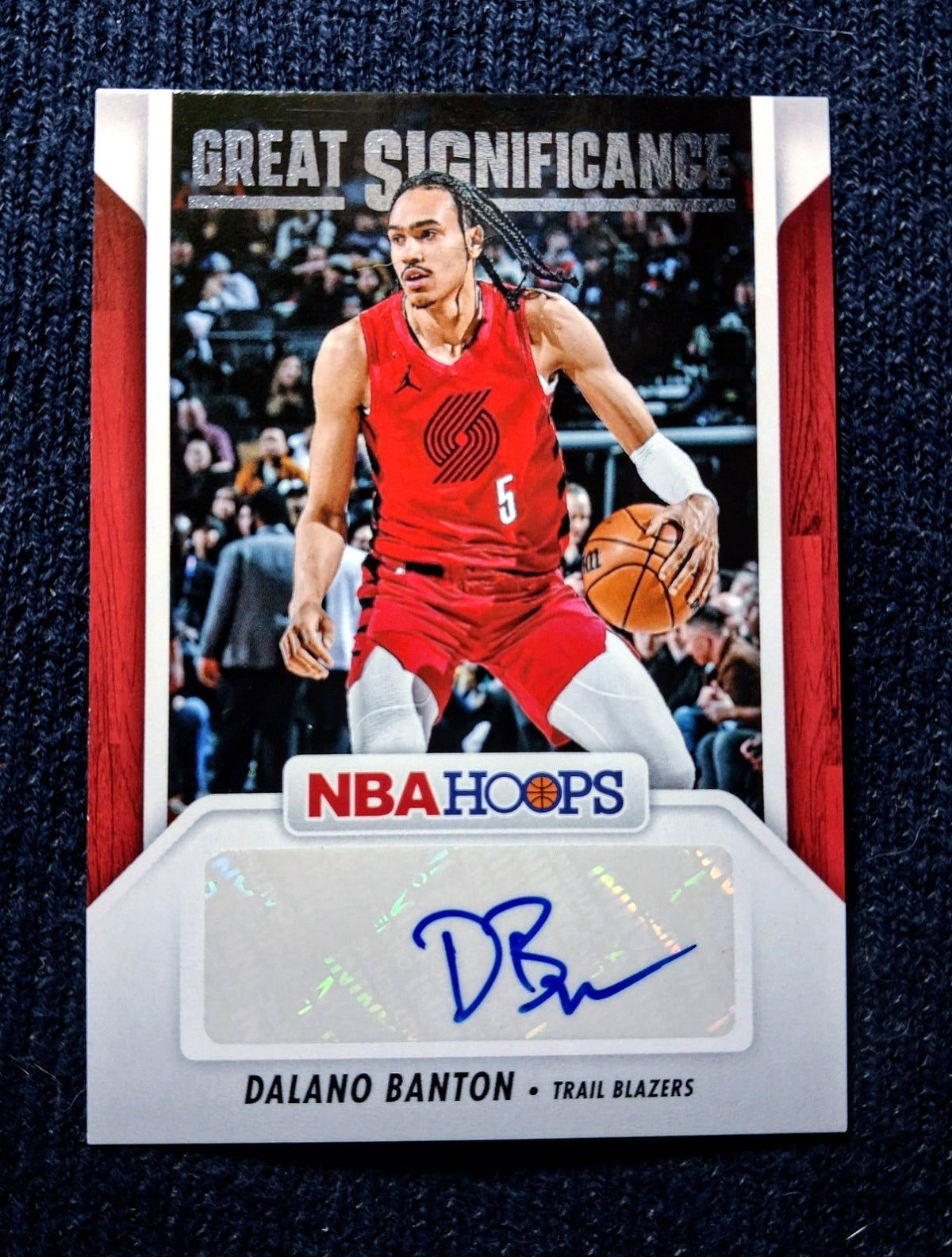 2024-25 NBA Hoops DELANO BANTON #GS-DBB [Great Significance'] Auto