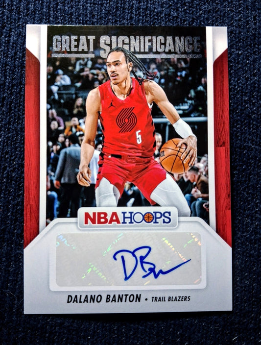 2024-25 NBA Hoops DELANO BANTON #GS-DBB [Great Significance'] Auto