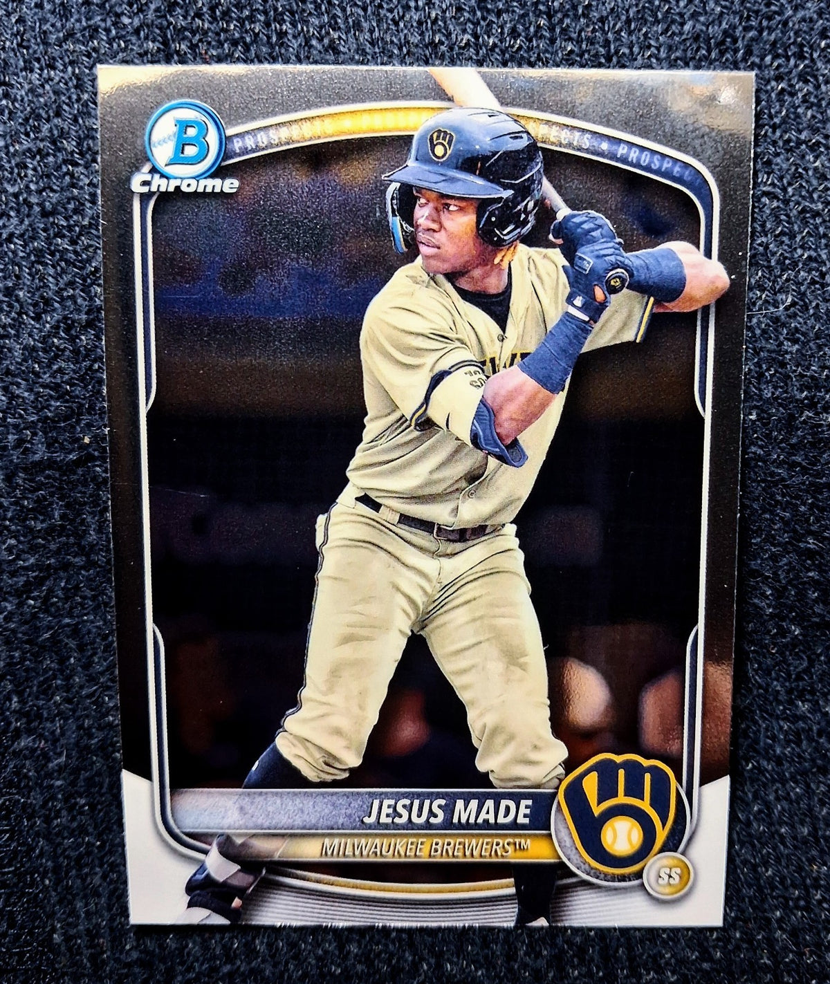 2025 Bowman Chrome Baseball Prospects Jesus Made Brewers BCP-245 (RC)