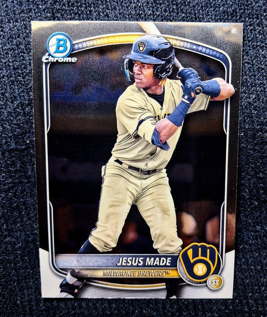 2025 Bowman Chrome Baseball Prospects Jesus Made Brewers BCP-245 (RC)