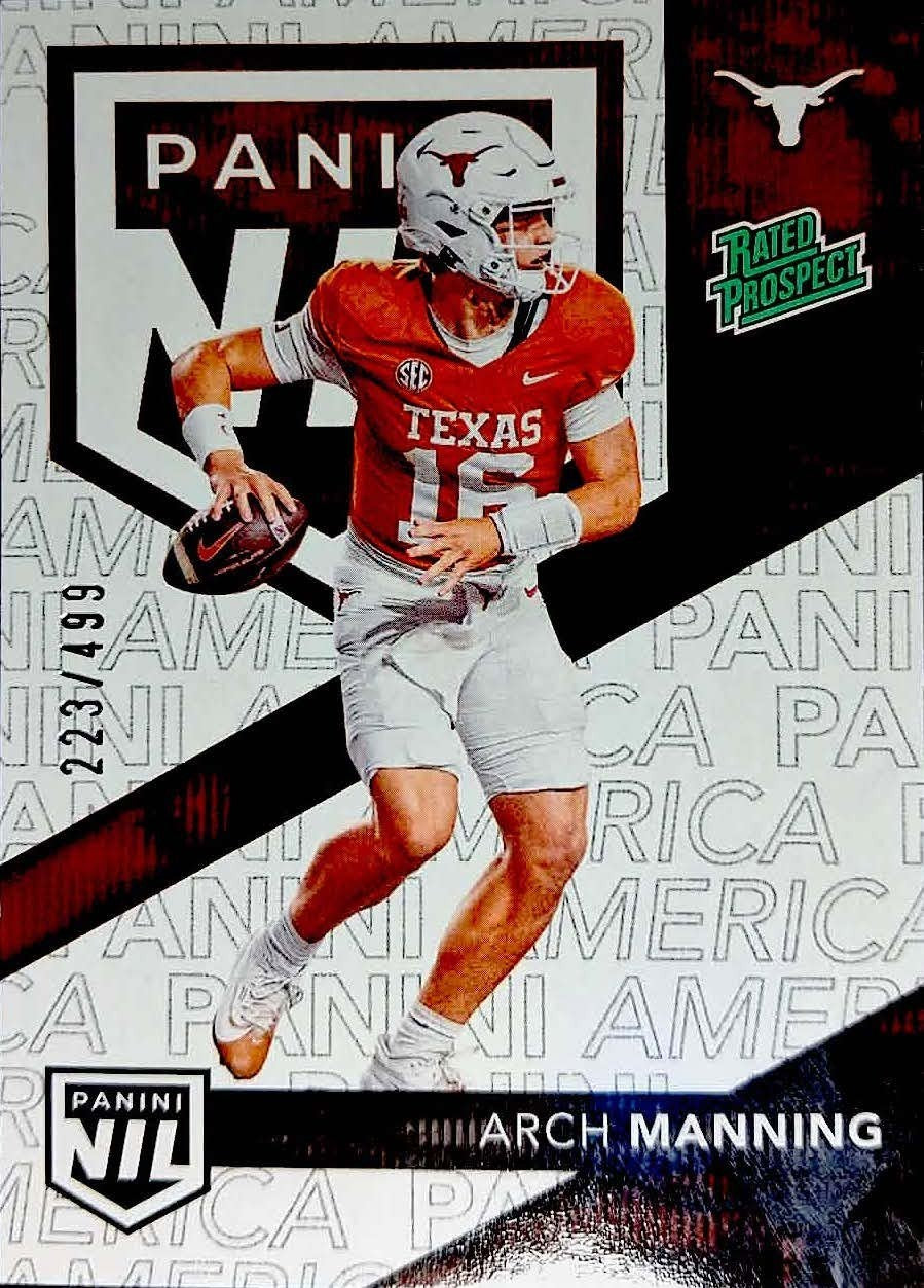 2025 Panini National Convention ARCH MANNING #NIL1 Rated Prospect Texas Longhorn