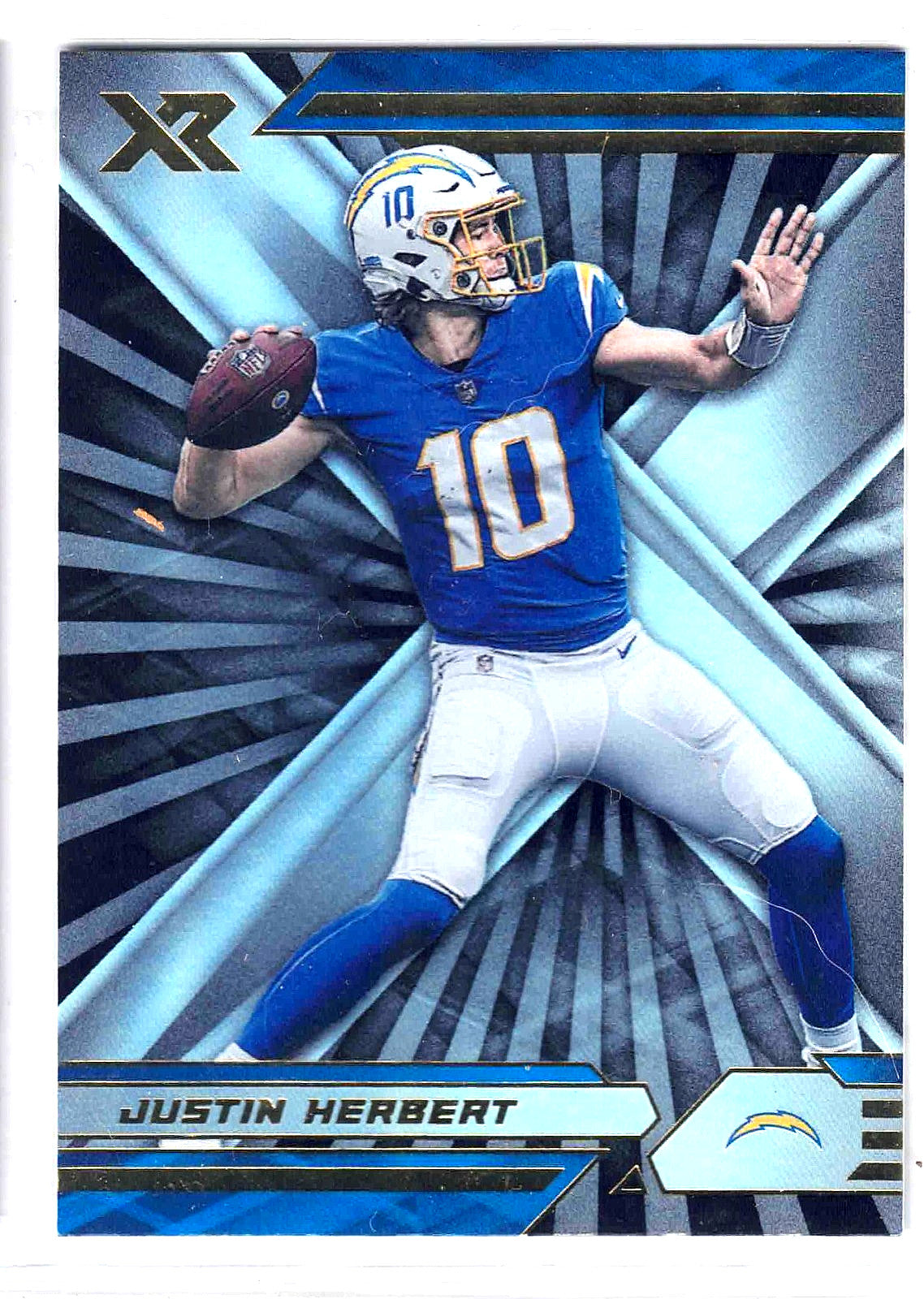 2021 Panini XR Football JUSTIN HERBERT #52 [Base] Los Angeles Chargers