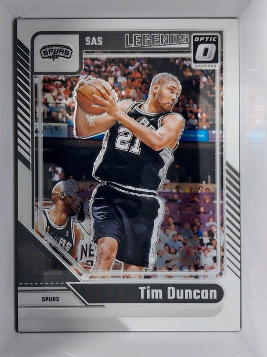 2024-25 Panini Donruss Optic NBA Basketball Tim Duncan Legends  #248 Spurs