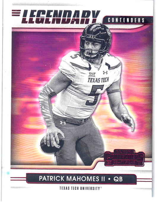 2021 NFL Panini Contenders PATRICK MAHOMES II #2 [Legendary Contender]Texas Tech