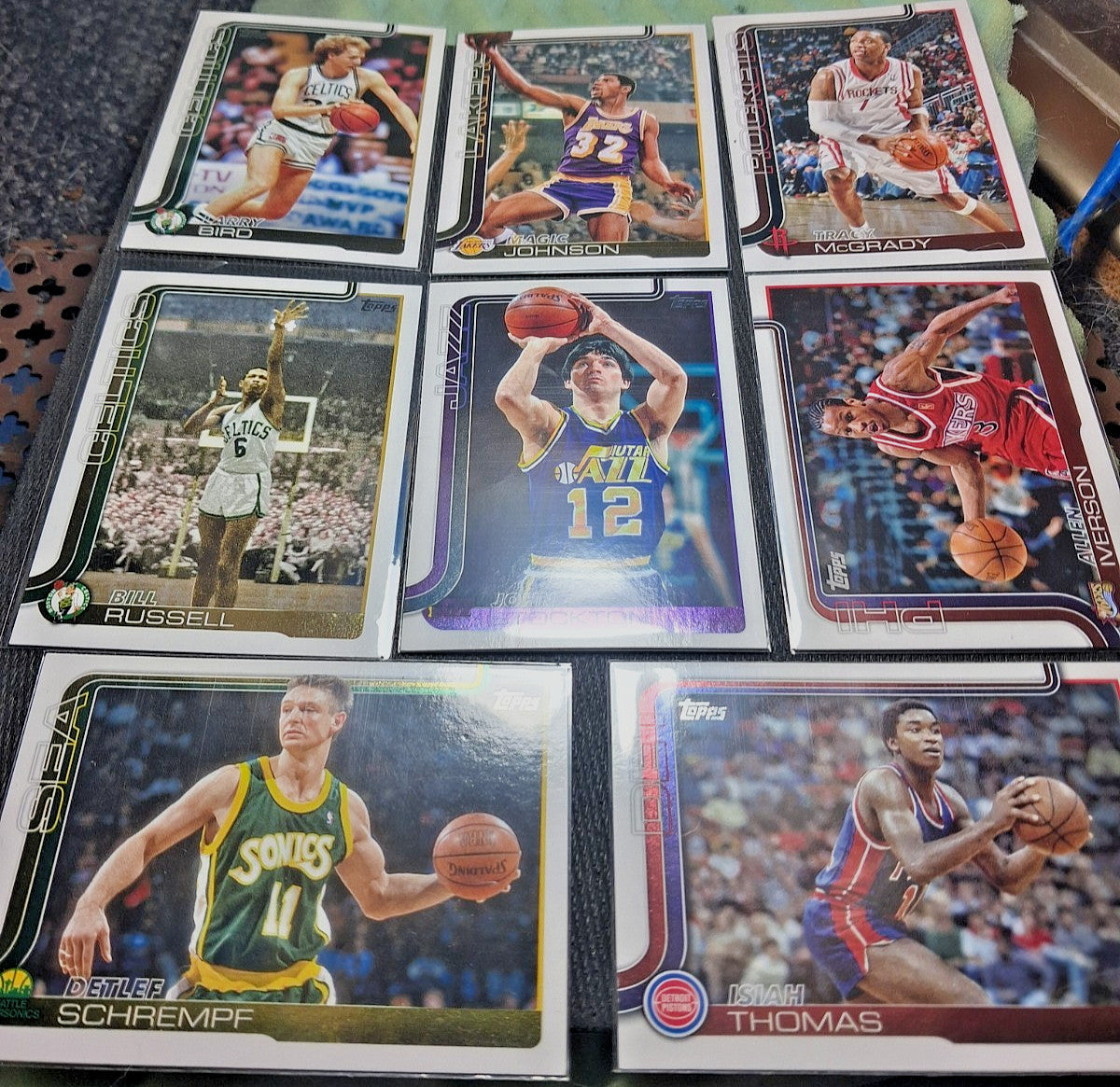 2025-26 Topps Basketball Flagship - LEGENDS OF NBA [Base Set] 8x Legends in Set