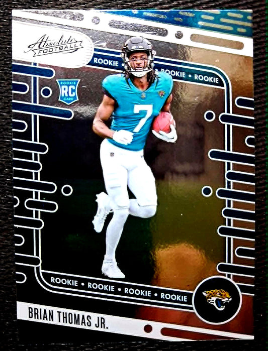2024 Panini Absolute Brian Thomas(WR)Jacksonville Jags Base Set #123 (RC)