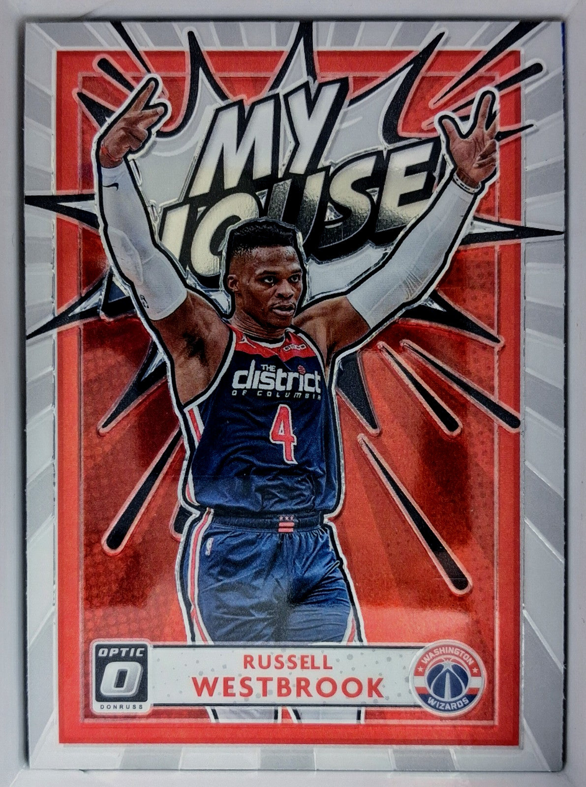 2020-21 Donruss NBA Optic RUSSELL WESTBROOK #14 [My House] Washington Wizards