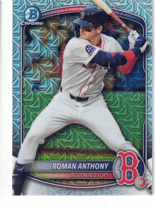 2025 Bowman MLB Chrome ROMAN ANTHONY #BCP-167 [Mojo Refractor] Boston Red Sox