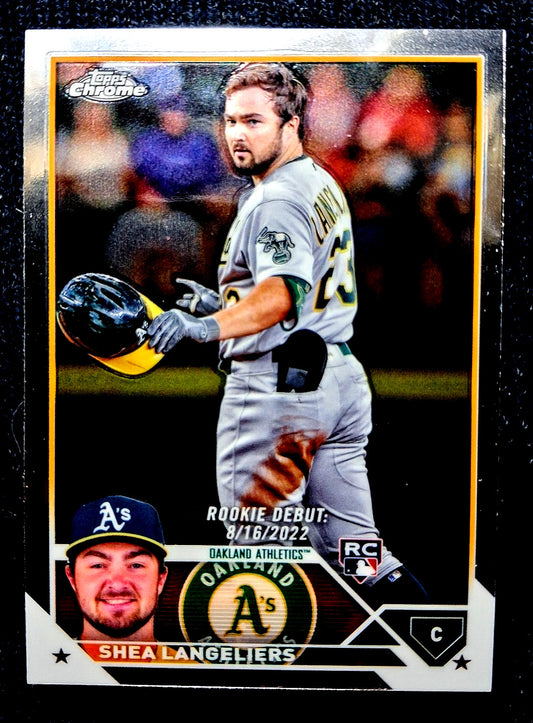 2023 Topps MLB Chrome Update SHEA LANGELIERS #USC32 [Update Rookie Debut]