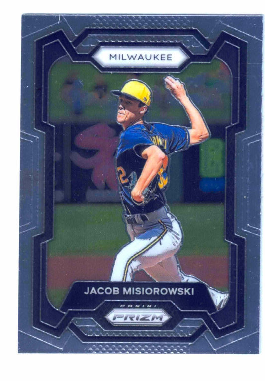 2024 Panini Prizm - JACOB MISIOROWSKI #114 - Base Prospect Card - Brewers