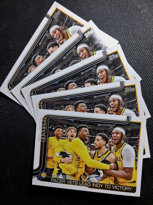 2025-26 Topps NBA Flagship TYRESE HALIBURTON #280 Checklist Card [5 QTY LOT]