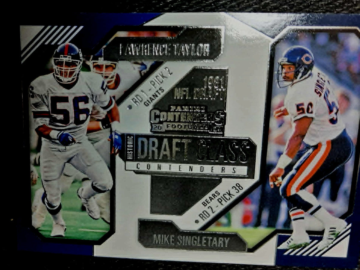 2024 Panini Contender Historic Draft Class #5 Lawrence Taylor/Mike Singletary