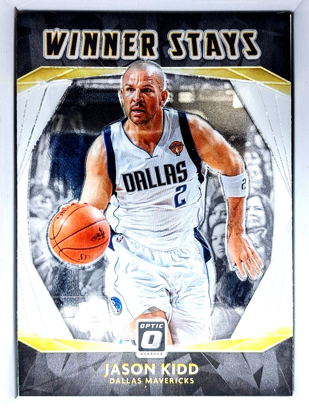 2020-21 Panini Donruss Optic Basketball Jason Kidd 'Winner Stays' InsertCard #12