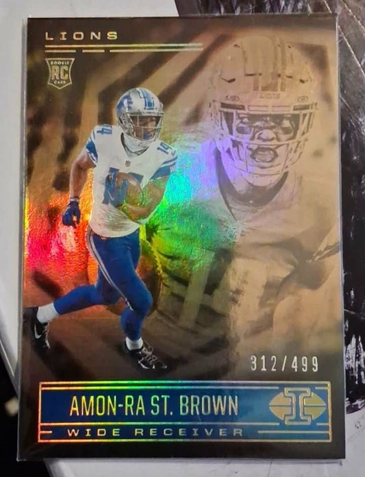 Panini 2021 Illusions Football AMON-RA ST. BROWN #86 [Rookie] /499 Lions