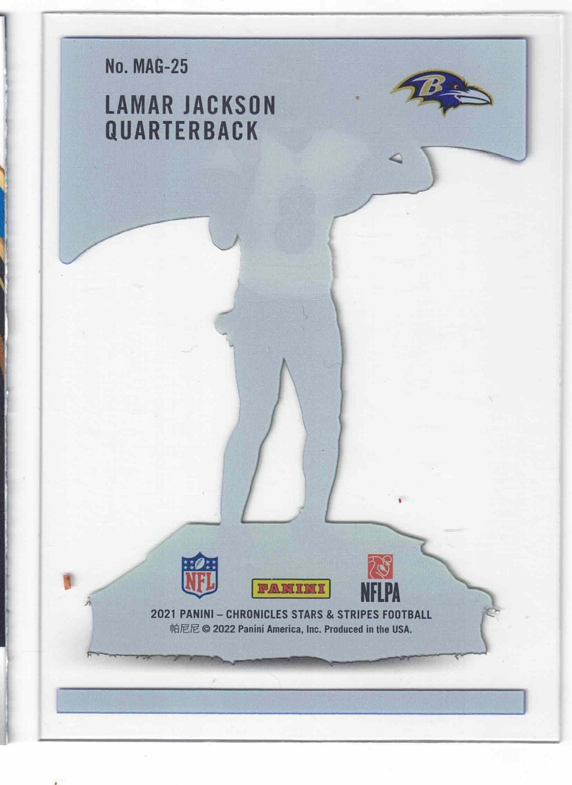 2021 Panini NFL Chronicles LAMAR JACKSON #Mag-25 [Magnitude] Baltimore Ravens