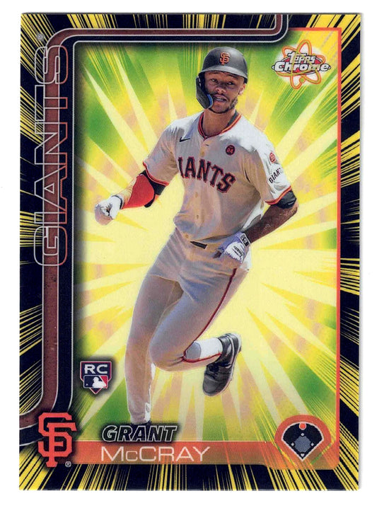 2025 Topps MLB Chrome GRANT McCRAY #RR-17 [Radiating Rookie]San Francisco Giants