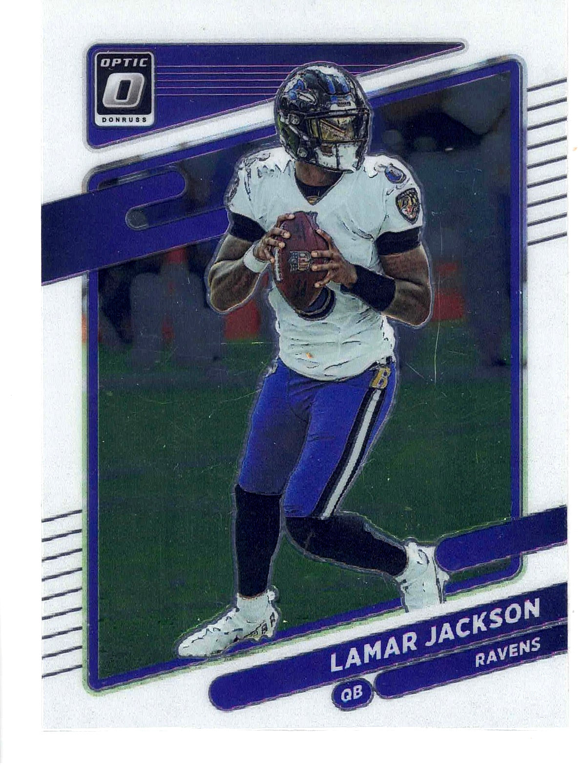 2021 Panini Donruss Optic LAMAR JACKSON #128 [Base] Baltimore Ravens