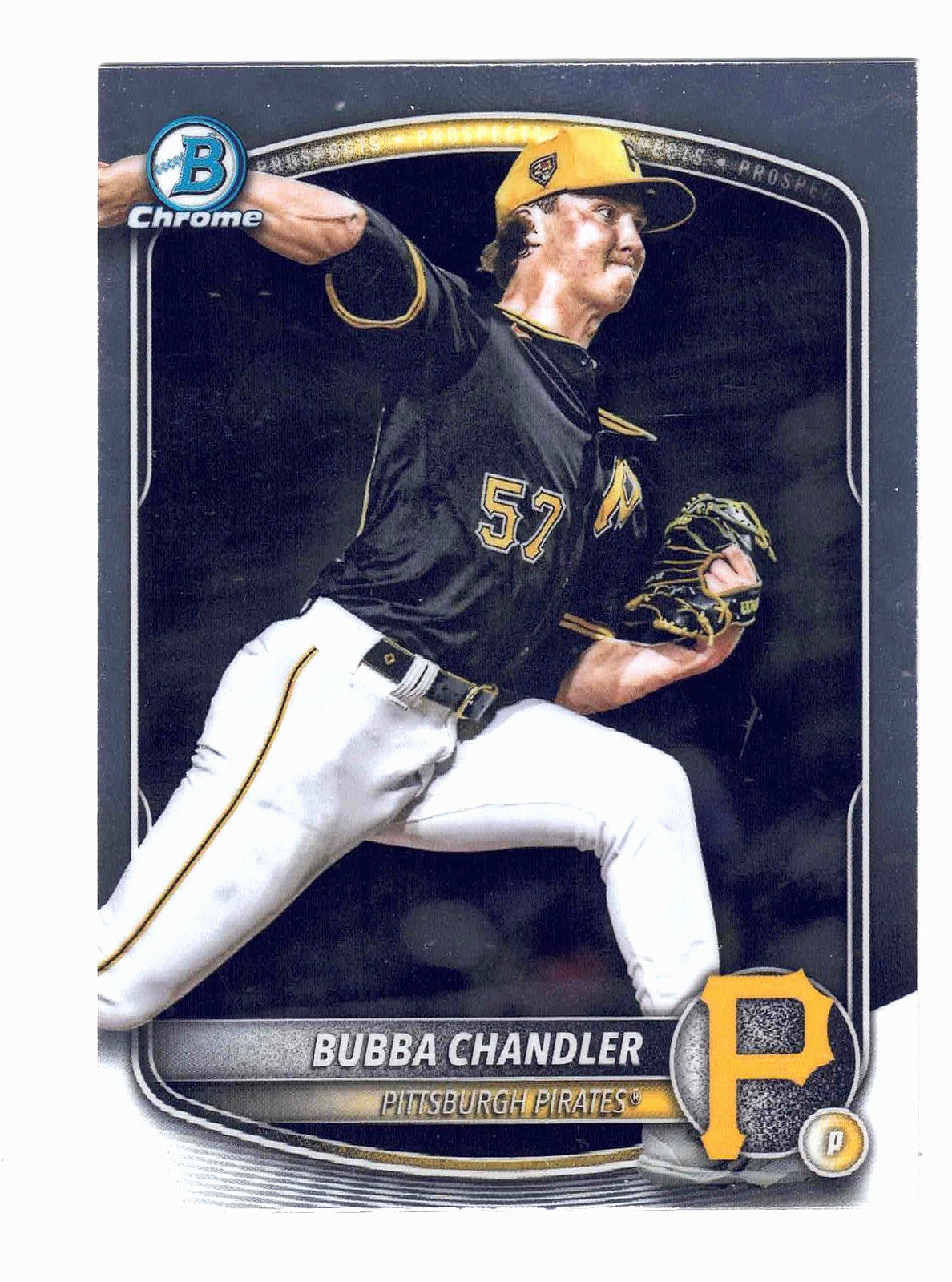 2025 Bowman Chrome Baseball BUBBA CHANDLER #BCP-171 Prospects Pittsburgh Pirates