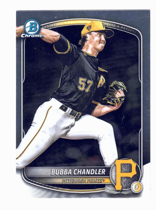 2025 Bowman Chrome Baseball BUBBA CHANDLER #BCP-171 Prospects Pittsburgh Pirates
