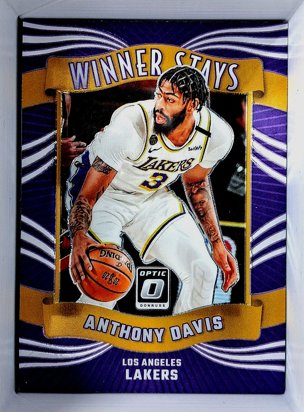 2023-24 Panini Donruss Optic ANTHONY DAVIS #19 [Winner Stays]Los Angeles Lakers
