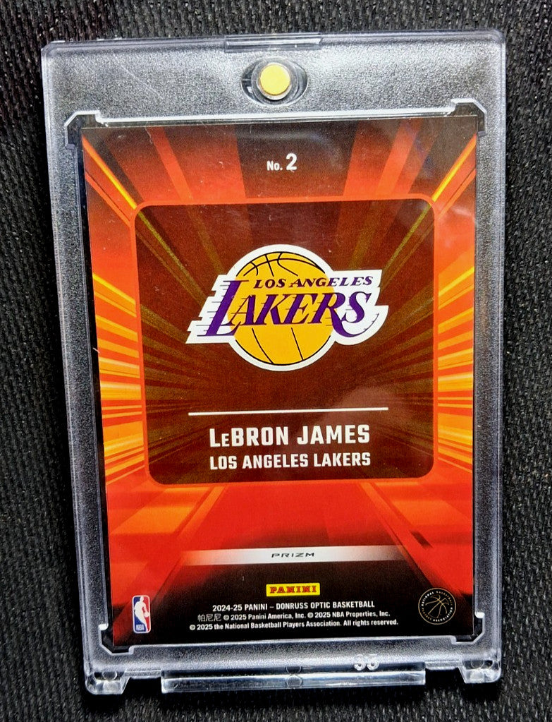 2024-25 Donruss Optic NBA LEBRON JAMES [Express Lane Holo] #2 Los Angeles Lakers