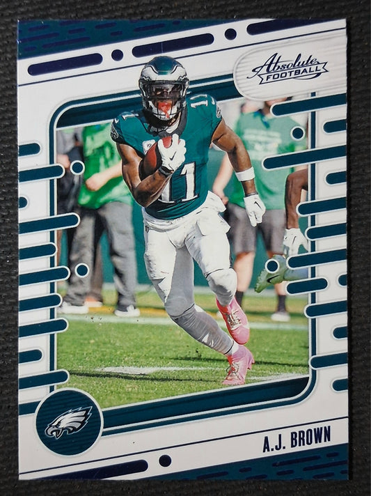2024 Panini Absolute AJ Brown(WR) Philadelphia Eagles Base Set #87
