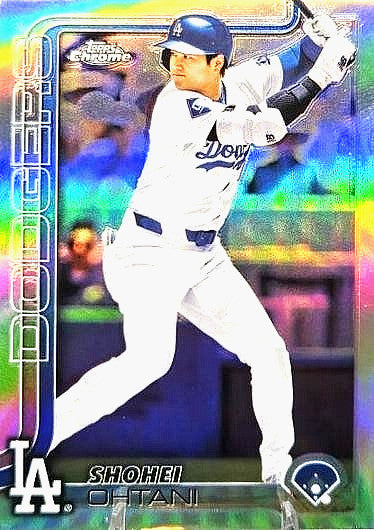 Topps 2025 Chrome Baseball SHOHEI OHTANI #1  [Refractor] Los Angeles Dodgers