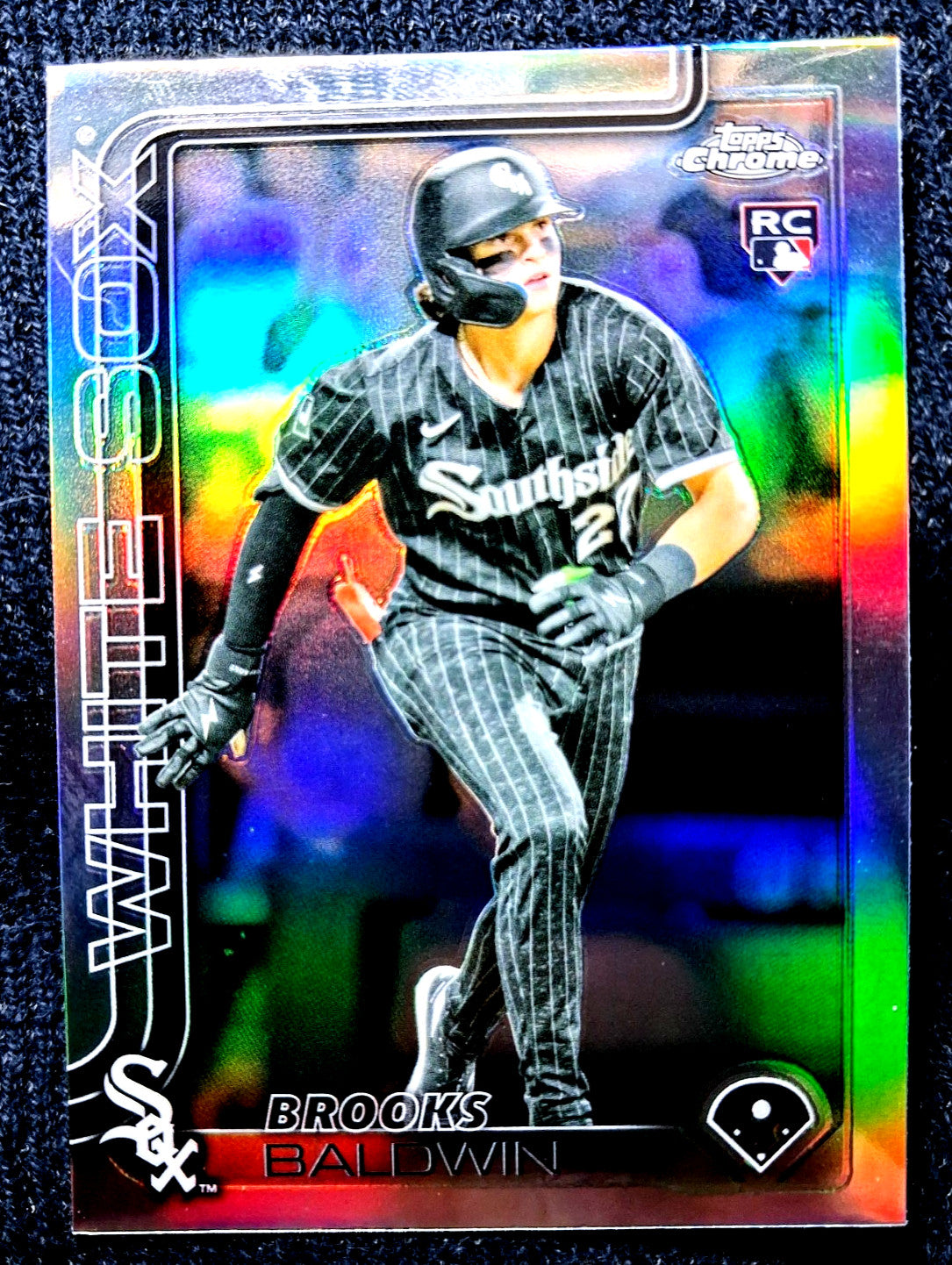 2025 Topps MLB Chrome BROOK BALDWIN #3 [Halo] Chicago White Sox (RC)
