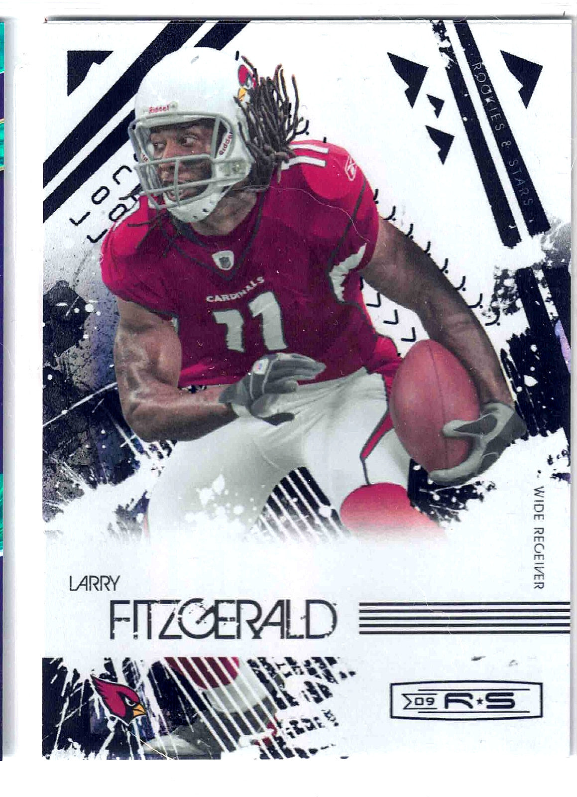 2009 Donruss Rookies & Stars LARRY FITZGERALD #2 [Silver Halo]  /99 Cardinals