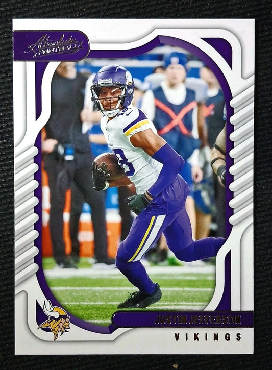 2022 Panini Absolute Justin Jefferson(WR) Minnesota Vikings Base Set #89