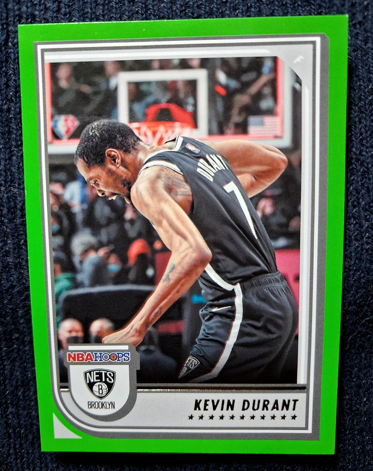 2022-23 Panini Hoops Basketball KEVIN DURANT #10 Base[Neon Green] Brooklyn Nets