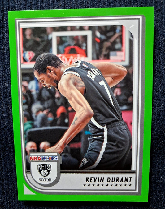 2022-23 Panini Hoops Basketball KEVIN DURANT #10 Base[Neon Green] Brooklyn Nets