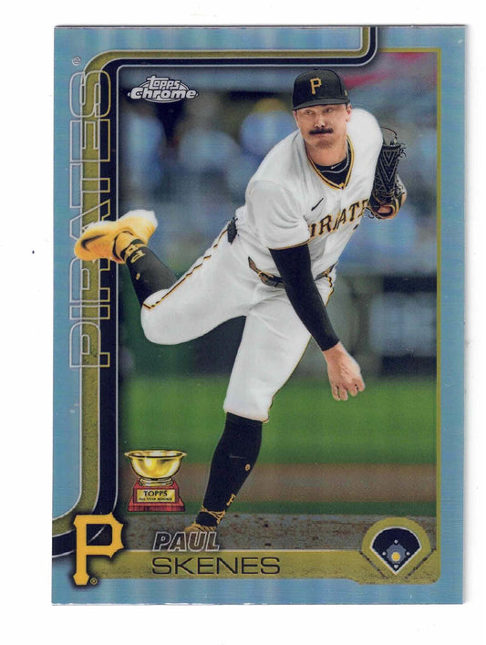 2025 Topps Chrome PAUL SKENES #300 Rookie Cup [Rainbow Refractor] Pirates