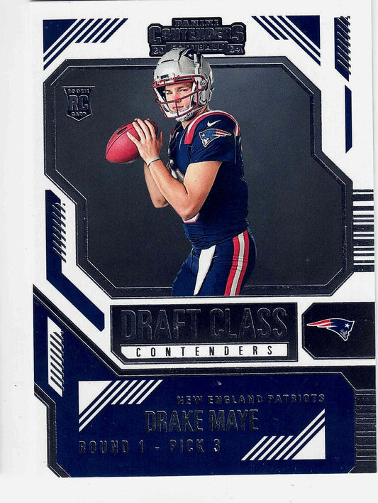 2024 Panini Contenders Football DRAKE MAYE #3 [Draft Class Contenders] RC