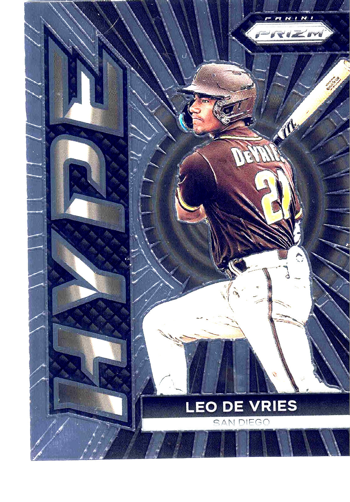 2024 Panini Prizm Baseball LEO DeVRIES #9 [Hype Rookie] San Diego Padres