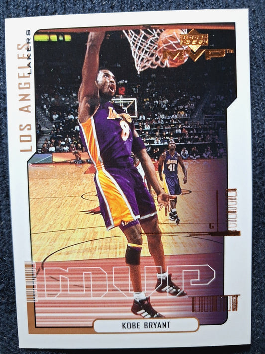 2000-01 Upper Deck Basketball KOBE BRYANT #189 MVP Checklist Los Angeles Lakers