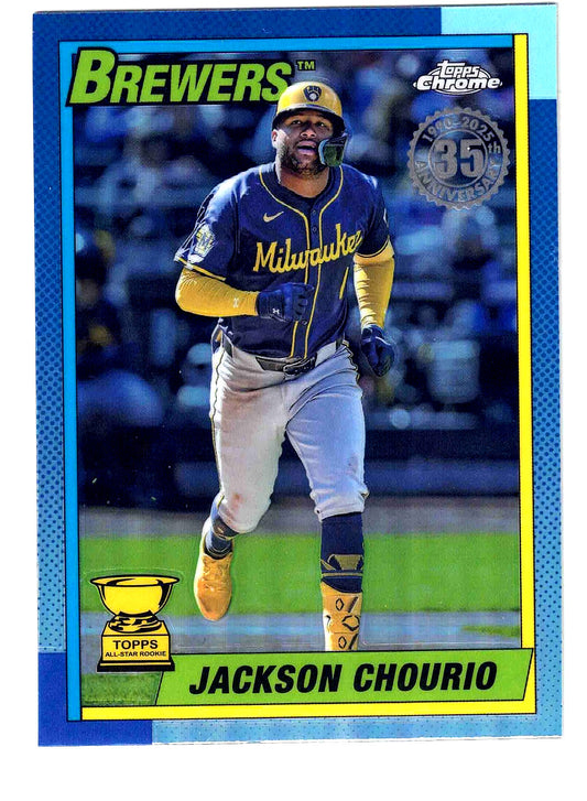 2025 Topps Chrome Baseball JACKSON CHOURINO{TASR Cup) #90CB-9 35th Anniversary